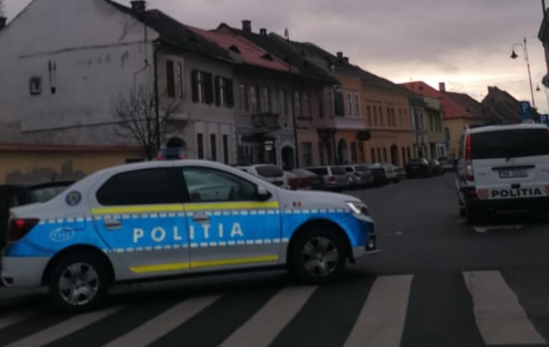 Ameninţare falsă cu bombă, în centrul oraşului Sibiu