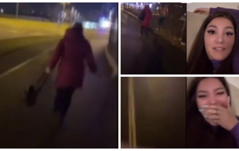 O femeie a fost agresată de un bărbat pe o stradă din București, în urma unor provocări de pe TikTok. Polițiștii s-au autosesizat