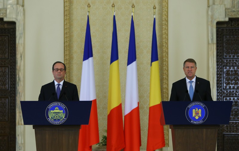 Declarații la Cotroceni. Iohannis şi Hollande vor intensificarea parteneriatului strategic