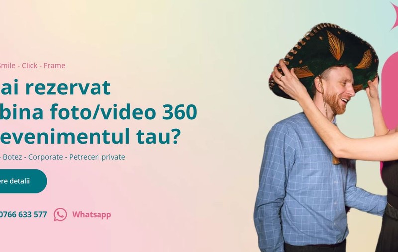 Cum să alegi cea mai bună cabină foto pentru evenimentul tău