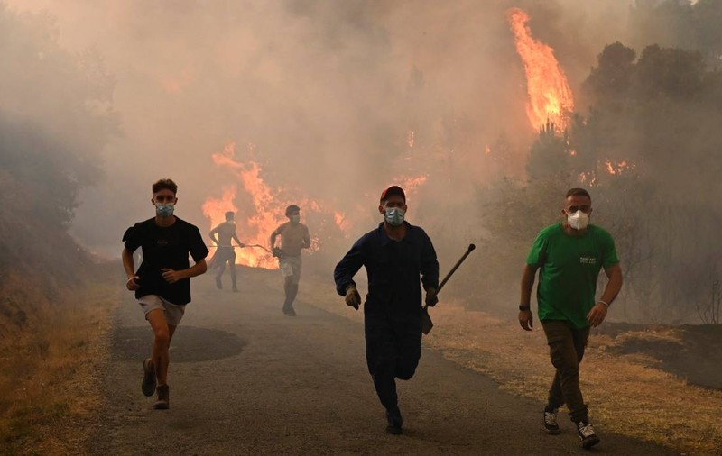 „Suntem gătiți de vii”: Incendiile din Europa au asediat europenii, din Muntenegru până în Spania
