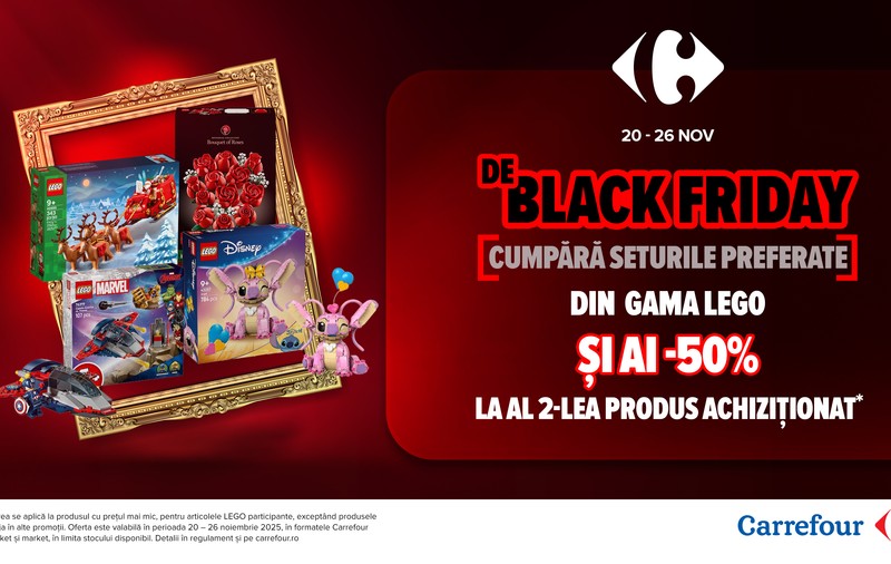Bucuria de a pregăti Crăciunul: cum economisești la cadourile LEGO și decorațiunile de la Carrefour