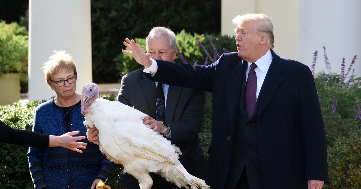 Donald Trump a grațiat doi curcani