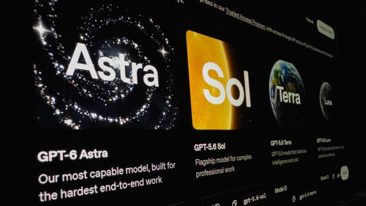 OpenAI a lansat GPT-6 Sol și Luna, două modele AI noi, vin la jumătate preț și sunt de două ori mai bune.