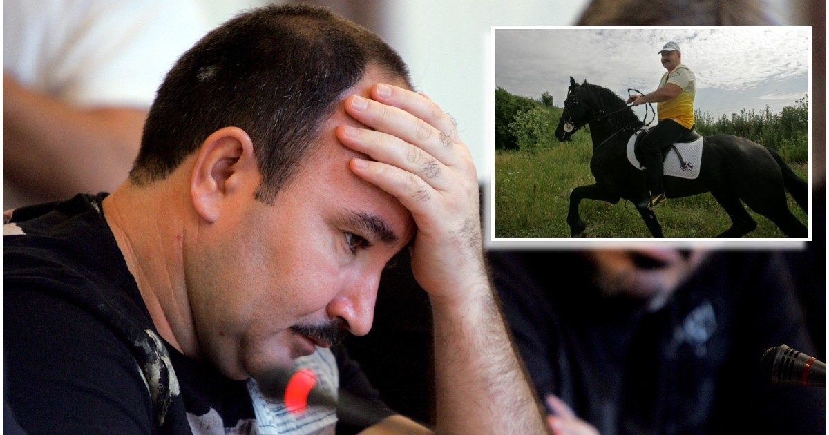 Nuțu Cămătaru deține mai multe animale la ferma lui din Ferentari (București)