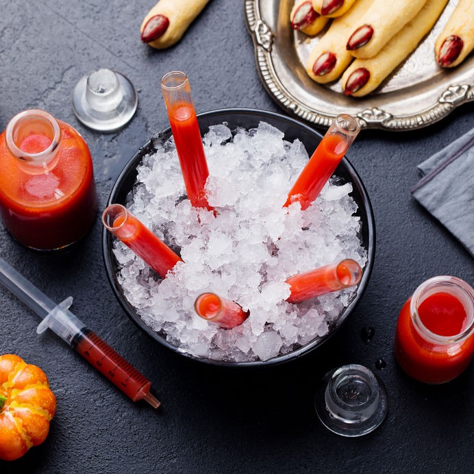 Cocktail eprubete cu "sânge"
