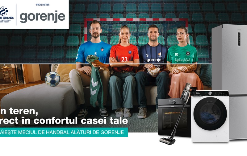 Gorenje susține EHF EURO Masculin 2026, competiția care adună cele mai bune echipe ale Europei