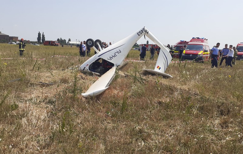 Avionul căzut lângă Chitila era un „ultraușor” de vânzare: cât costa și când era fabricat