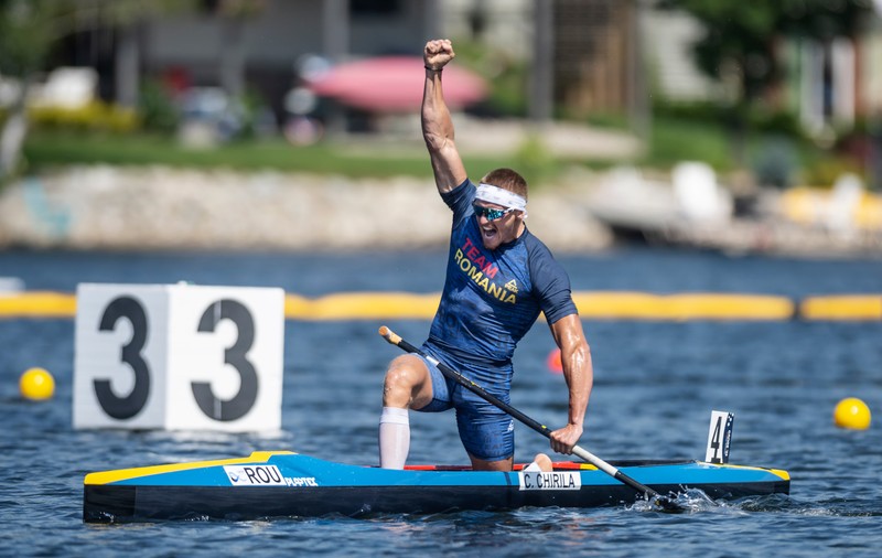Cătălin Chirilă a câștigat aurul la Campionatele Mondiale de kaiac-canoe, la proba de 500 de metri