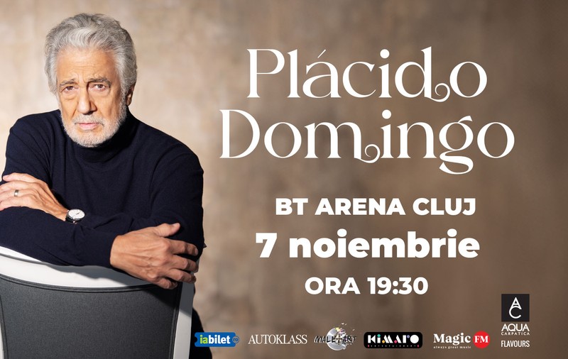 Reprogramarea Concertelor Placido Domingo din Cluj și București