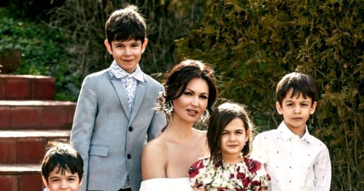Nicoleta Luciu și cei patru copii