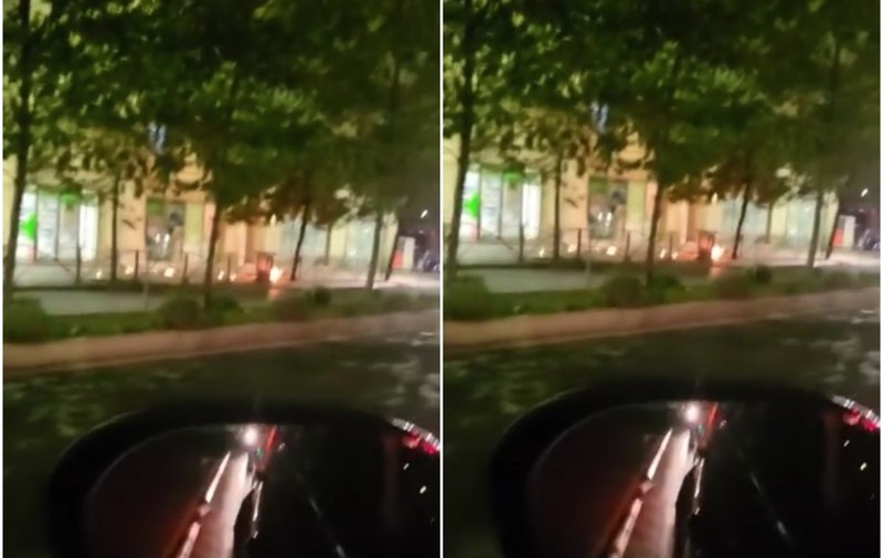 Un bărbat şi-a dat foc în Centrul Vechi din București