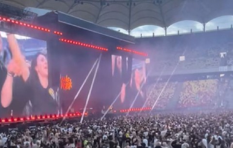 „Ucraina, Ucraina”. Max Korzh a făcut o atmosferă senzațională pe Arena Națională, cu scene impresionante