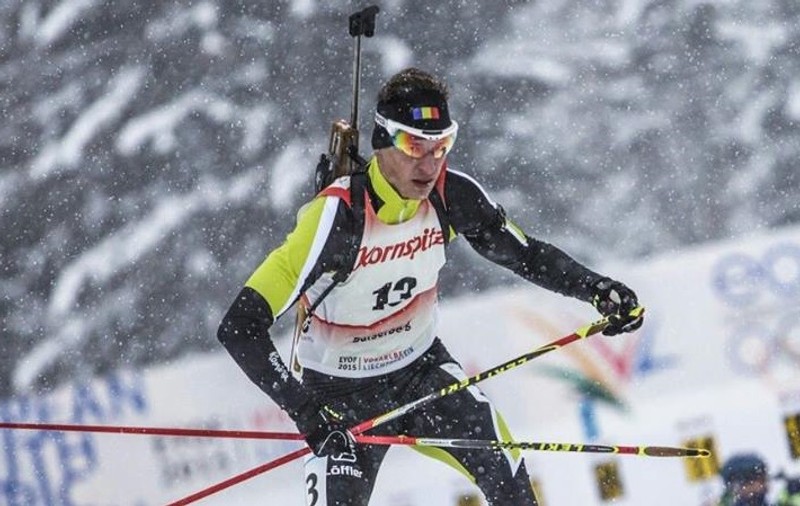 FOTE / Raul Flore, pe locul 14 la biatlon, 10 km urmărire