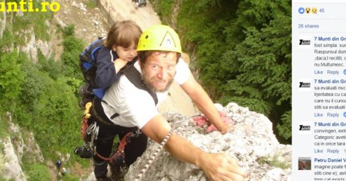 Fotografia cu Crina Coco Popescu și tatăl său pentru care a fost sesizată Protecția Copilului