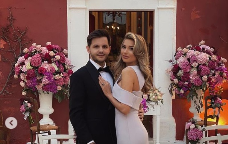 Nuntă de lux pentru fata lui Anghel Iordănescu. Maria s-a căsătorit religios cu Teodor Măgureanu, iar Gigi Becali nu a lipsit de la eveniment
