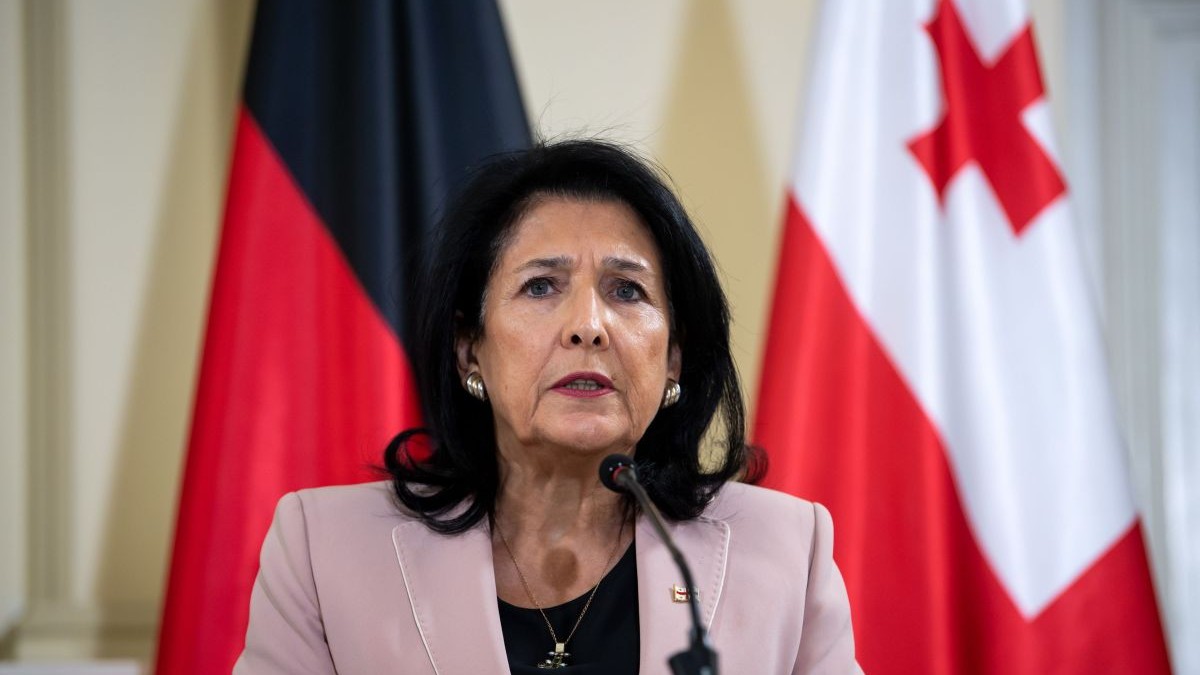 Președinta Georgiei Salome Zurabișvili Foto: Hepta
