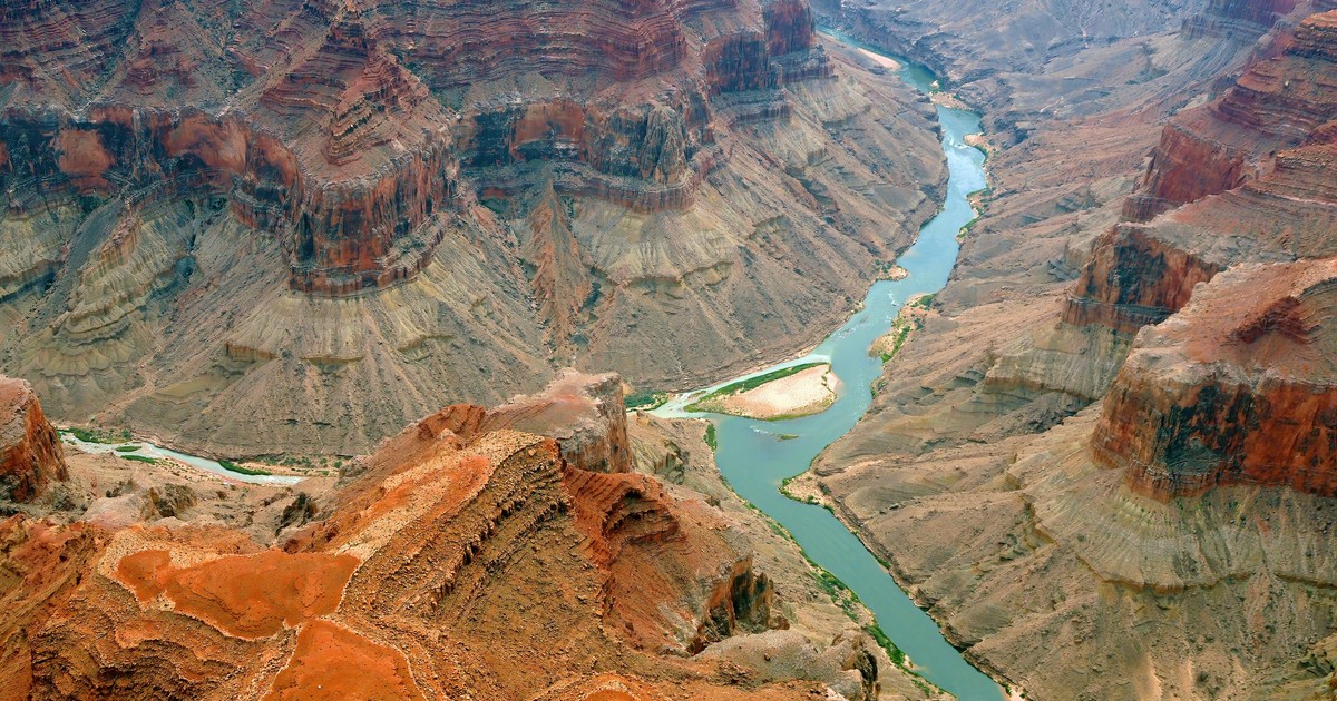 vedere aerială a marelui canion, arizona, sua
