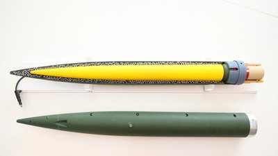 Racheta anti-dronă fabricată de Thales și livrată Ucrainei Foto: Profimedia