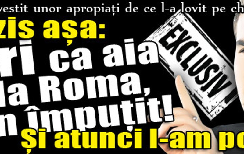 EXCLUSIV / Adrian Mutu explică motivele pentru care l-a bătut pe chelnerul kosovar: «M-am săturat să fiu jignit şi umilit!»