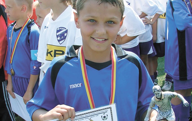La 9 ani, George Ganea e «maşină de dat goluri»