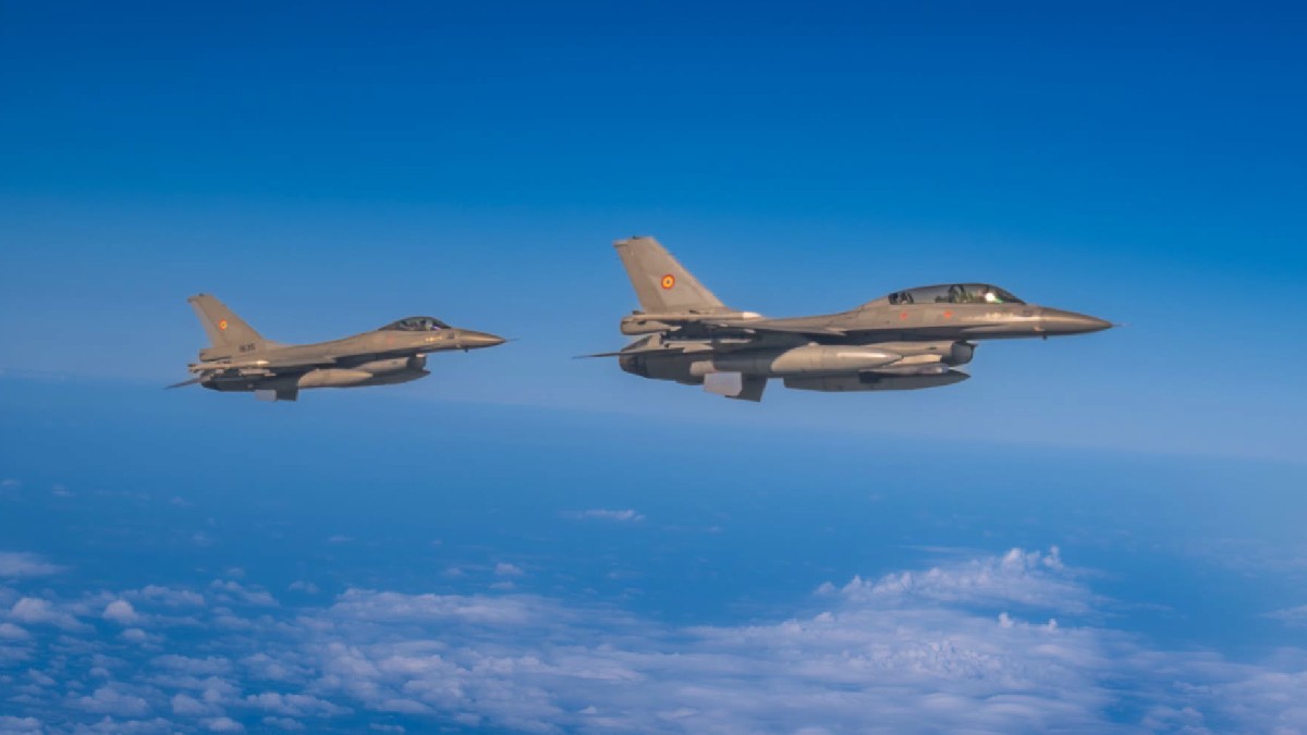 Două drone au fost doborâte de avioane F-16 românești deasupra Mării Negre