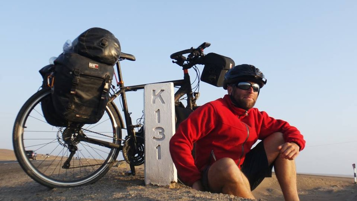 Cicloturistul Radu Paltineanu a străbătut Americile de la Nord la Sud pe bicicletă