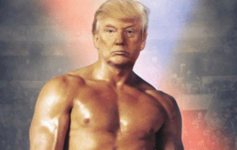 Donald Trump, în ”bustul gol” pe Twitter