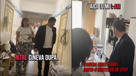 Directoarea CENAFER și-a amenajat o cameră în Gara de Nord Foto: Captura ecran video Facebook