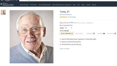 FAKE AMAZON DATING WEBSITE