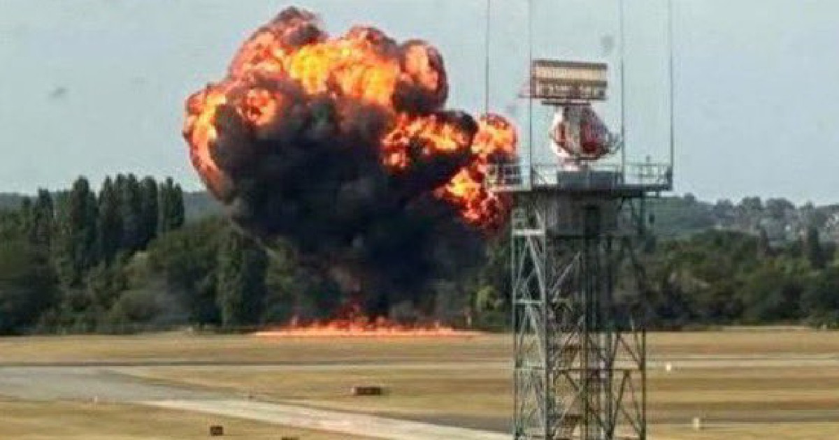 Aeroport Southend, Anglia în timpul exploziei