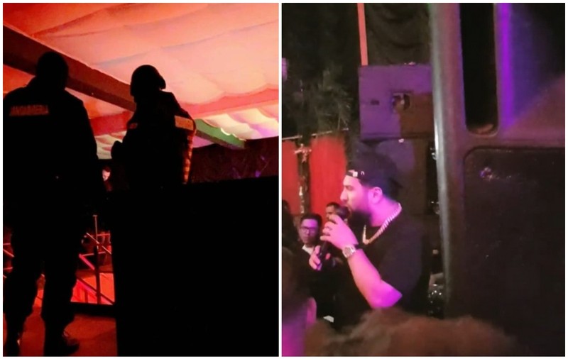 Mascații au oprit concertul manelistului Țancă Uraganu și i-au cerut contractele de muncă ale instrumentiștilor de pe scenă
