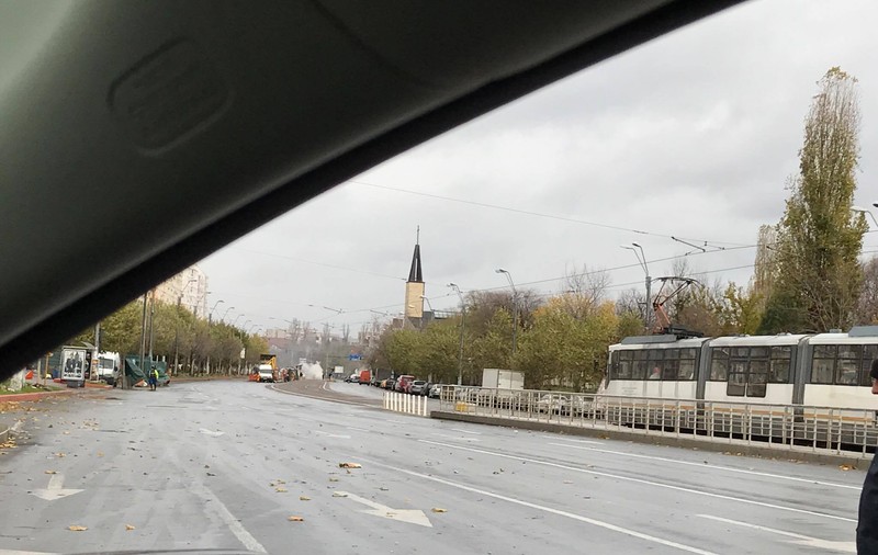 Incendiu la Piața Muncii. Traficul în zonă a fost oprit / FOTO