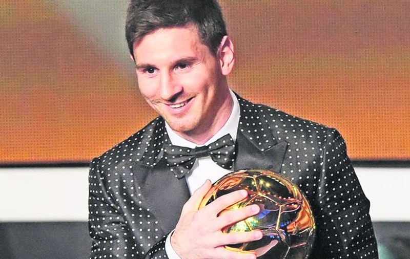 Lionel Messi a fost desemnat ieri cel mai bun jucător din lume, pentru al patrulea an consecutiv