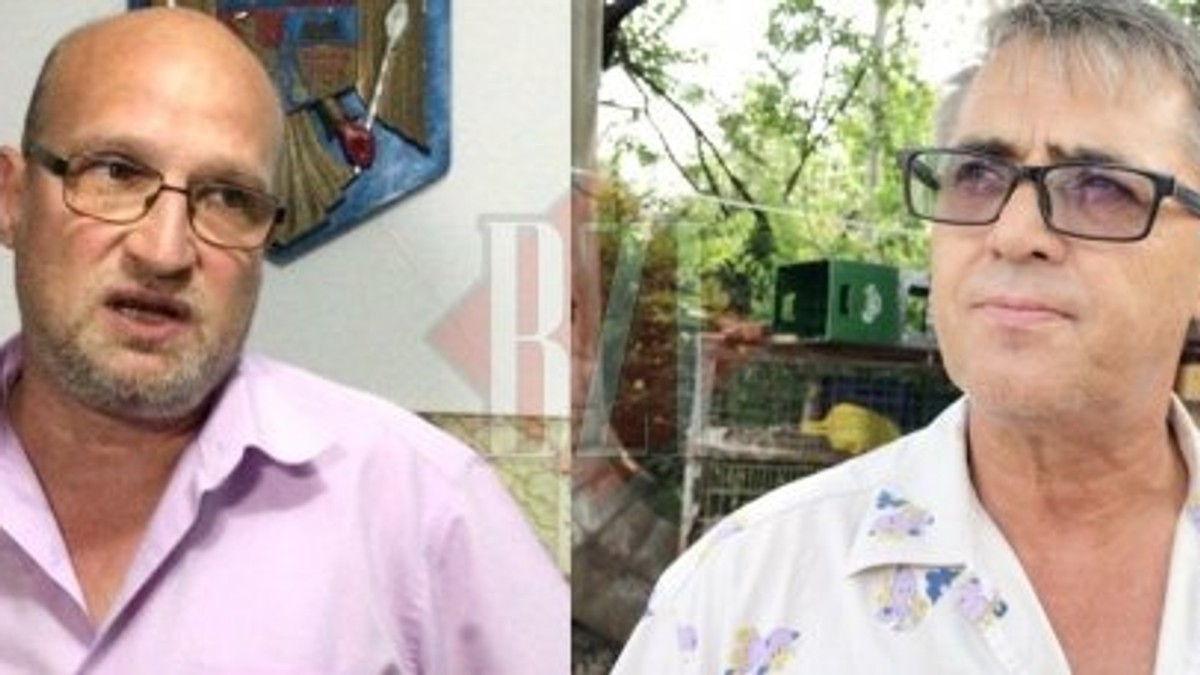 Un polițist din Iași susține că a fost amenințat cu moartea de către un fost primar. ”Mi-a zis că îmi baga cuțitul în gât și mă omoară”. În stânga, polițistul iar în dreapta fostul primar.