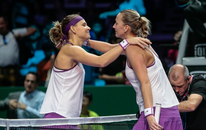 Petra Kvitova, victorioasă în duelul ceh de la Turneul Campioanelor. ^Derby-ul grupei, câștigat de iberica Garbine Muguruza