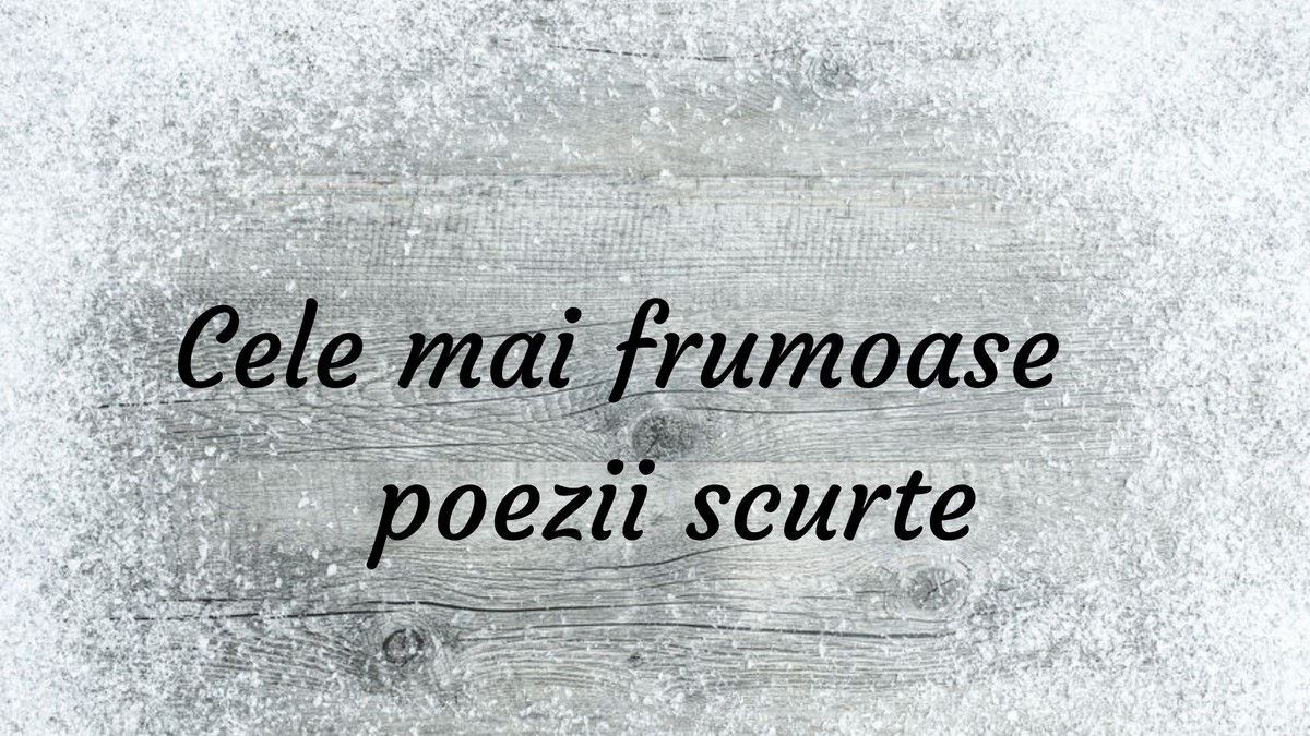 Poezii scurte