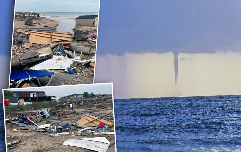 Cum s-a format ciclonul devastator de la Marea Neagră care a afectat sudul litoralului. Experții ClimaMeter: „Evenimentul, provocat de schimbările climatice” STUDIU 