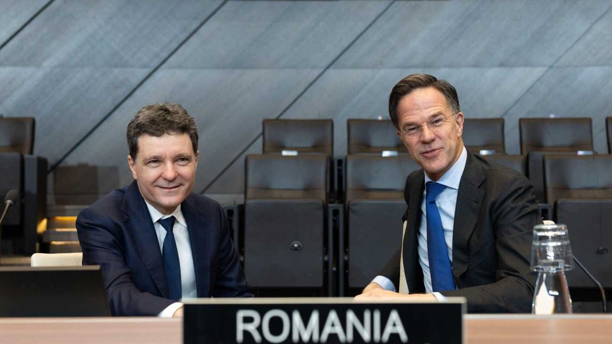 președintele României, Nicușor Dan și secretarul general al NATO, Mark Rutte