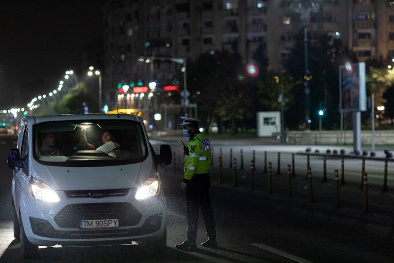 Șofer oprit la Piața Unirii, pentru control