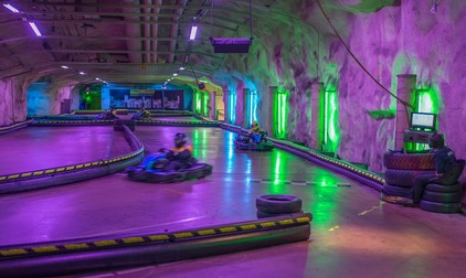 Pistă de karting, în subteran. Foto: CITY OF HELSINKI
