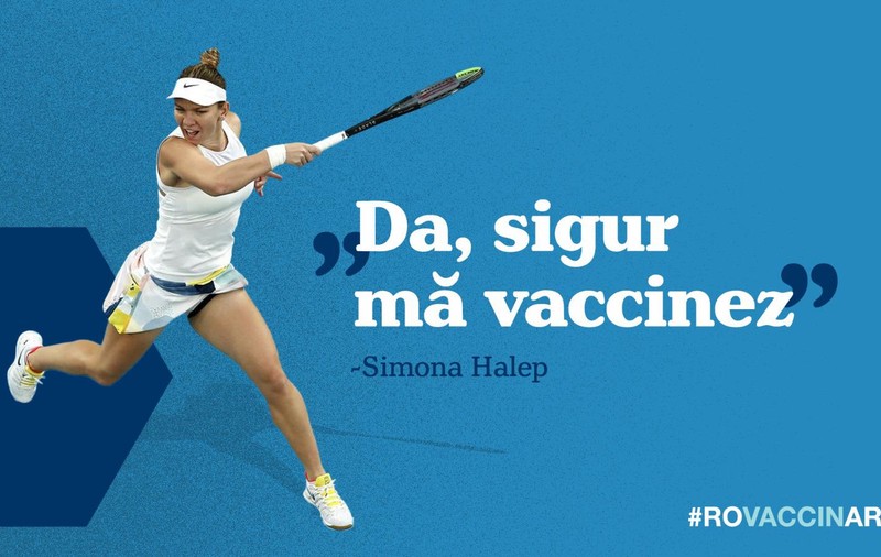 Simona Halep, cooptată de Ministerul Sănătății în campania de imunizare anti-COVID: Da, sigur mă vaccinez