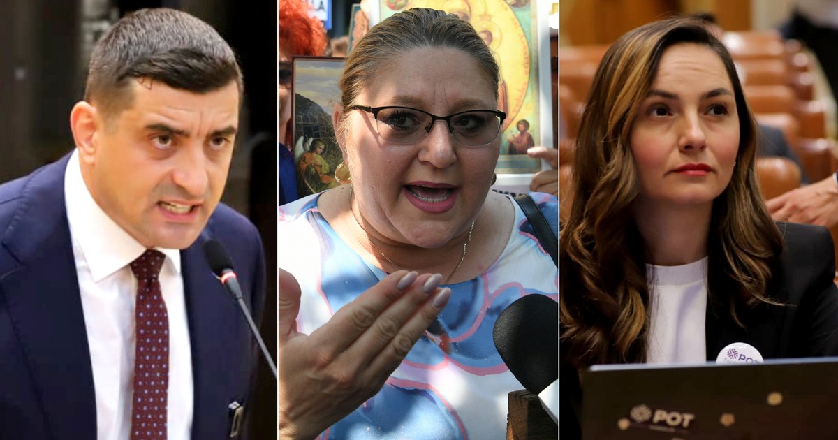 George Simion, Diana Sosoaca, Anamaria Gavrila. Foto_ Dumitru Angelescu, Inquam Photos , Codrin Unici