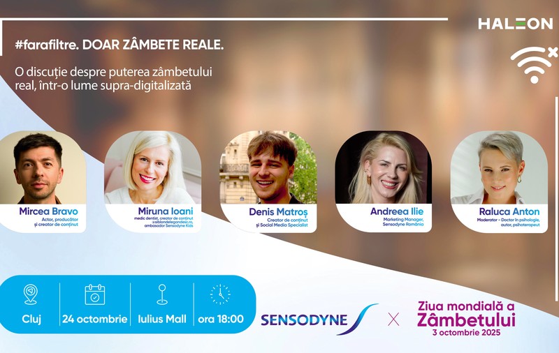 #farafiltre: Sensodyne celebrează Ziua Mondială a Zâmbetului printr-o campanie dedicată conexiunilor reale într-o lume supra-digitalizată