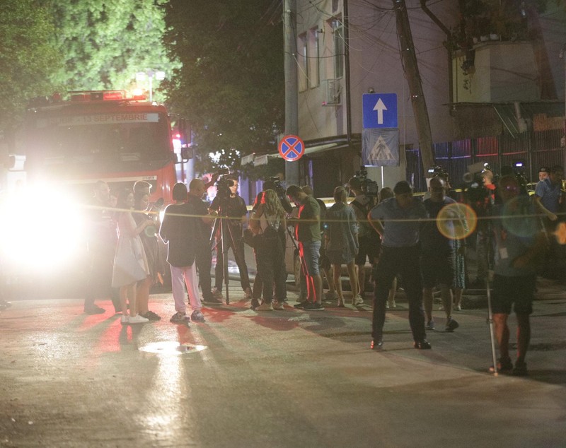 Incendiu în curtea Spitalului Nicolae Robănescu. Peste 100 de copii au fost evacuați. Cum s-a produs incidentul. VIDEO