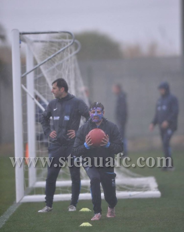Steliștii s-au antrenat, în Spania, pe ploaie torențială și vânt puternic / GALERIE FOTO 