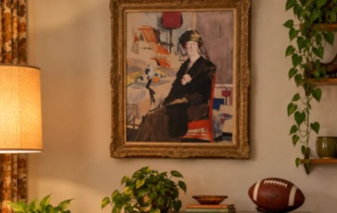 O pictură vândută cu peste 200.000 de euro la licitație fusese cumpărată cu 86 de euro. Sursă foto: X/End3of6Days9 (Helen) 🇺🇸.