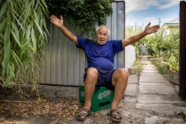 Mingea de foc nu l-a speriat pe nea Mitică