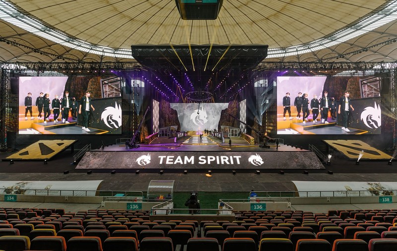 Transformare incredibilă a Arenei Naționale, pentru turneul de gaming DOTA 2