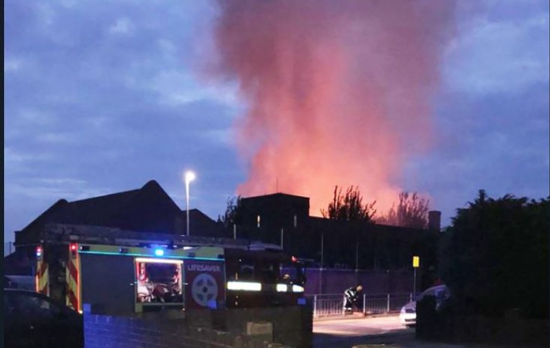 Incendiu de proporții la una dintre cele mai mari școli din Marea Britanie